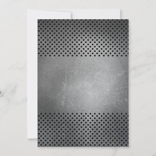 Neon Roze Meisje Verjaardagsfeestje Glow In Dark G Kaart (Achterkant)