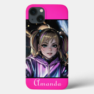 Neon roze, neon, helder, fel roze, roze, sappig Case-Mate iPhone case