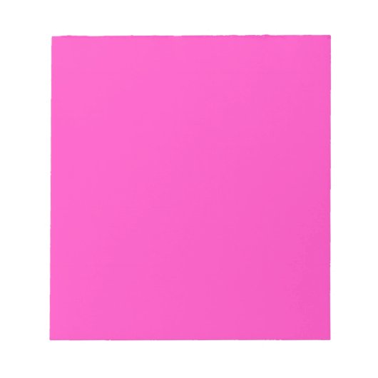 Neon roze notitieblok (Voorkant)