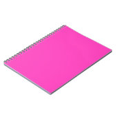 Neon roze notitieboek (Linkerzijde)