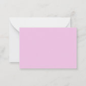 Neon Roze Notitiekaartje (Achterkant)
