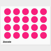 Neon Roze Op Maat Gemaakte Stickers – Groot Aantal (Vel)