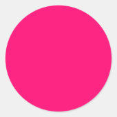 Neon Roze Op Maat Gemaakte Stickers – Groot Aantal (Voorkant)