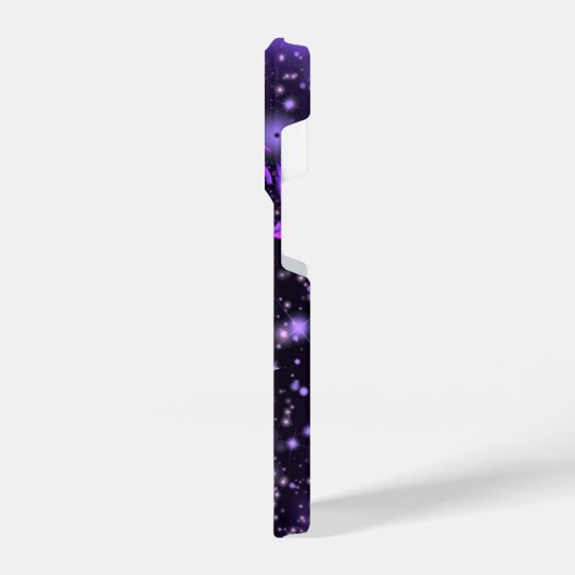 Neon Roze Paarse Olifant iPhone Case iPhone Hoesje (Linkerkant)