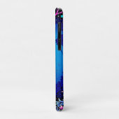 Neon Roze Paddenstoelen Bos Kunst Case-Mate iPhone Case (Achterkant/links)