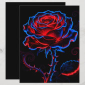Neon Roze Papierblad (Voorkant / Achterkant)