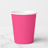 Neon Roze Papieren Bekers (Links)