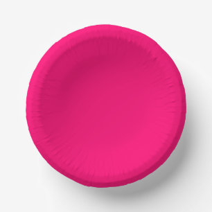 Neon Roze Papieren Borden op Maat – Groothandel Ev Kommen