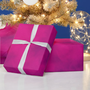 Neon Roze Rook Cadeaupapier – Aanpasbaar