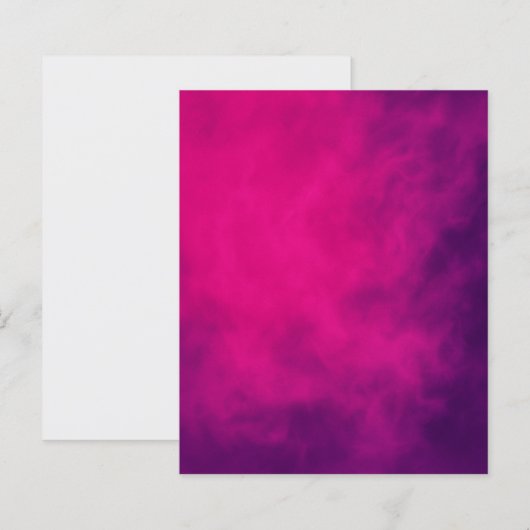Neon Roze Rook Custom Paper Sheet (Voorkant / Achterkant)