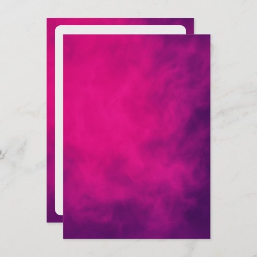 Neon Roze Rook Evenement Uitnodiging – Aanpasbaar (Voorkant / Achterkant)