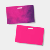Neon Roze Rook Event Badge – Aanpasbaar (Voor- en achterkant)