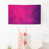 Neon Roze Rook Event Banner – Aanpasbaar (Insitu)