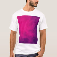 Neon Roze Rook Mannen Custom T-Shirt