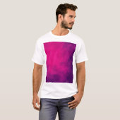 Neon Roze Rook Mannen Custom T-Shirt (Voorkant volledig)