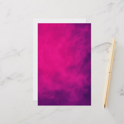 Neon Roze Rook Papieren Blad – (Voorkant / Achterkant in situ)