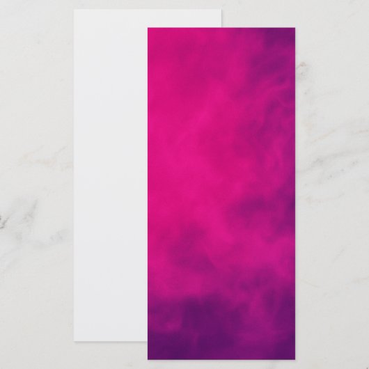 Neon Roze Rook Plat Menukaart – Aanpasbaar (Voorkant / Achterkant)