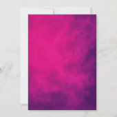 Neon Roze Rook Platte Kaart – (Voorkant)