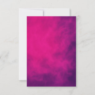 Neon Roze Rook Reactiekaart – Aanpasbaar RSVP Kaartje