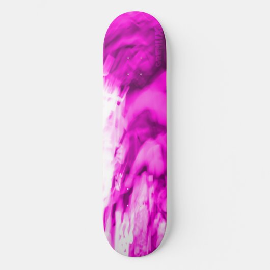 NEON Roze Rook Skateboard (Voorkant)