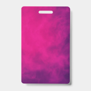 Neon Roze Rook Vertical Badge – Aanpasbaar