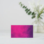 Neon Roze Rook Visitekaartje - (Staand voorkant)