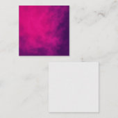 Neon Roze Rook Visitekaartje - (Voorkant / Achterkant)