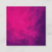 Neon Roze Rook Visitekaartje - (Voorkant)