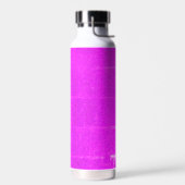 Neon Roze Ruis Textuur Waterfles (Links)