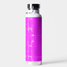 Neon Roze Ruis Textuur Waterfles