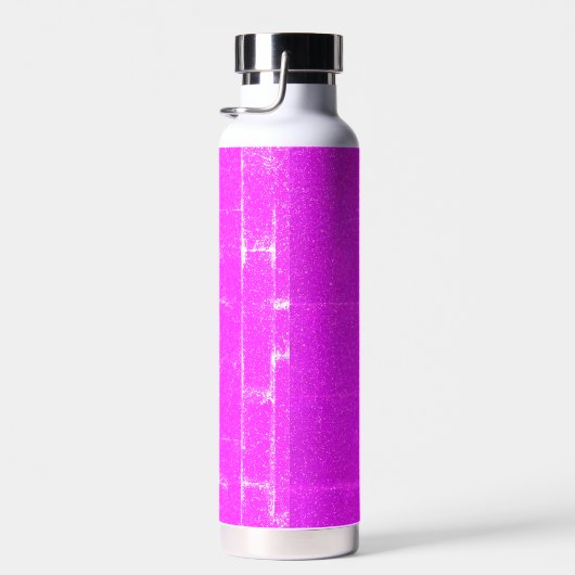 Neon Roze Ruis Textuur Waterfles (Rechts)