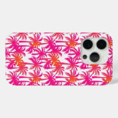 Neon Roze Sinaasappel Palmboom Ibiza Case-Mate iPhone Case (Achterkant (horizontaal))