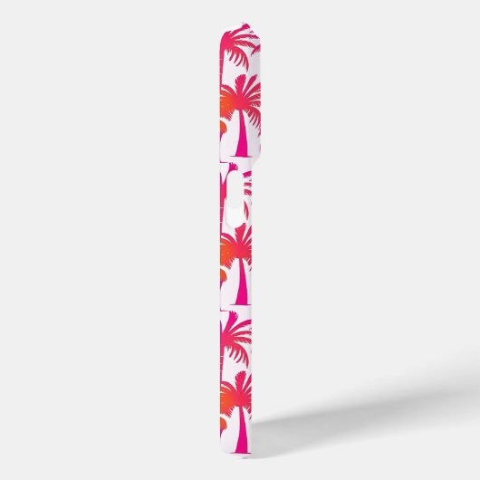 Neon Roze Sinaasappel Palmboom Ibiza Case-Mate iPhone Case (Achterkant / Rechts)