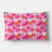 Neon Roze Sinaasappel Palmboom Ibiza Monogram Etui (Achterkant)