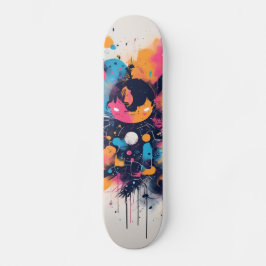 Neon Roze Skateboard, Glow-in-the-Dark Skateboard, Persoonlijk Skateboard