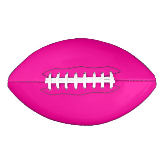 Neon Roze Solid Color American Football (Voorkant)
