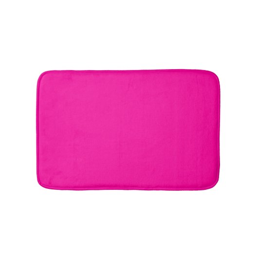 Neon Roze Solid Color Badmat (Voorkant)