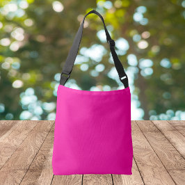Neon Roze Solid Color Crossbody Tas