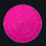 Neon Roze Solid Color Dartbord<br><div class="desc">Een levendige en opwindende roze die is vol energie en opwinding.Herinnerend aan neonborden verlichten van een bruisende stad nachtleven of de levendige tinten van tropische bloemen, deze kleur is vet, speels, en unapologetically levendig.Perfect voor het maken van een opvallende uitspraak.</div>