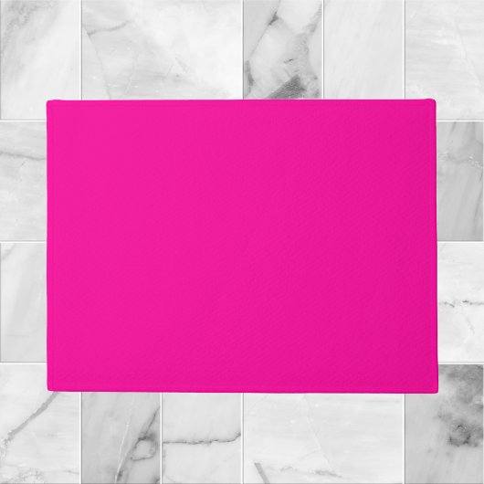Neon Roze Solid Color Deurmat