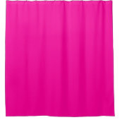 Neon Roze Solid Color Douchegordijn (Voorkant)