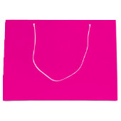 Neon Roze Solid Color Groot Cadeauzakje (Voorkant)
