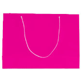 Neon Roze Solid Color Groot Cadeauzakje (Achterkant)