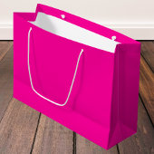 Neon Roze Solid Color Groot Cadeauzakje