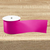 Neon Roze Solid Color Grosgrain Lint