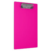 Neon Roze Solid Color Klembord (Rechts)