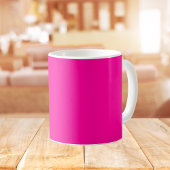 Neon Roze Solid Color Koffiemok