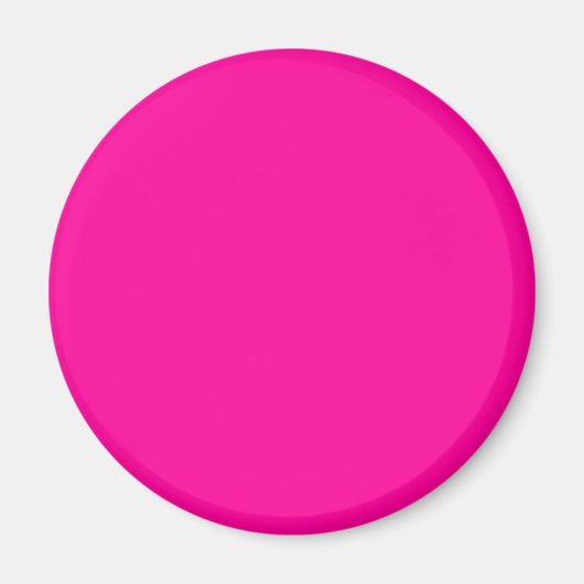 Neon Roze Solid Color Magneet (Voorkant)
