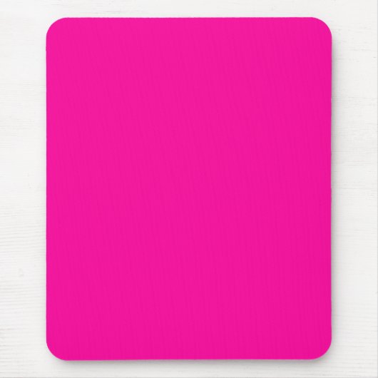 Neon Roze Solid Color Muismat (Voorkant)