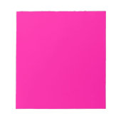 Neon Roze Solid Color Notitieblok (Voorkant)